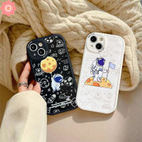 เคสนาซ่า Redmi Note 11 11Pro 11S 10 9 8 9S 9 Pro Max Plus 10S Redmi 10 9T 9A 9 10A 10C 9C NFC Mi 12 11Lite 12X POCO M3 X3 NFC น่ารักการ์ตูนเคส TPU นุ่มอวกาศนักบินอวกาศ