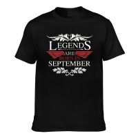 Legends Are Born In September Mens Short Sleeve T-Shirt