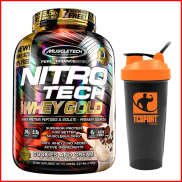 Thực phẩm bổ sung - Sữa tăng cơ - Nitro tech Whey Gold - hộp 5.5lbs