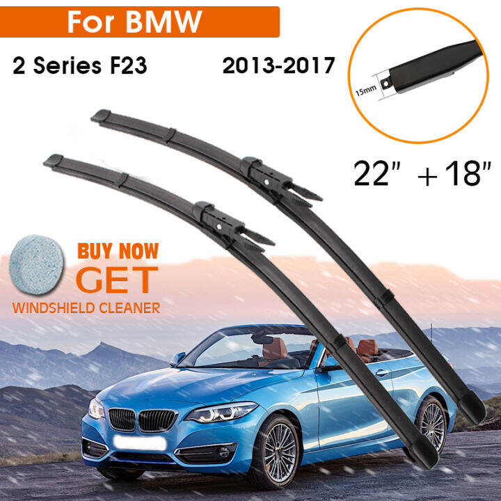 Wiper Kereta untuk Bmw 2 Siri F23 20132017 Cermin Depan Getah Silikon Refill Depan Tingkap