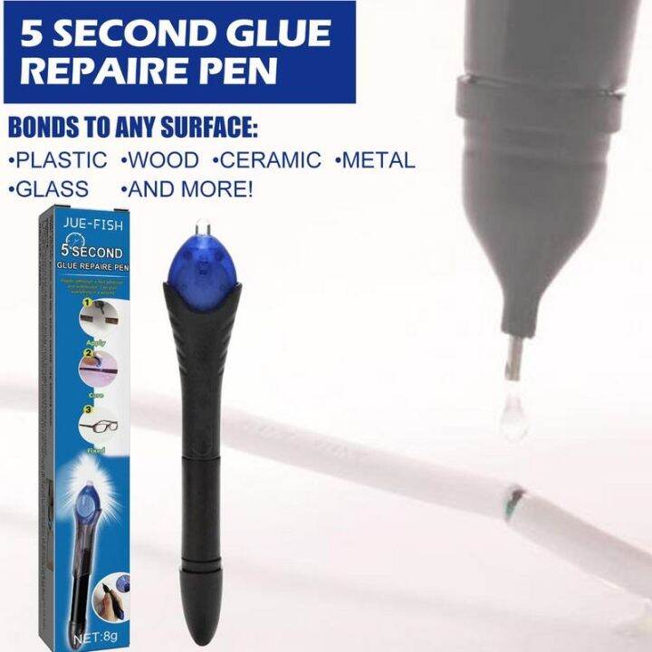uv-glue-for-glass-5-second-curing-glue-pen-liquid-welder-with-light-quick-dry-welding-compound-pen-repair-tool-for-metal-glass