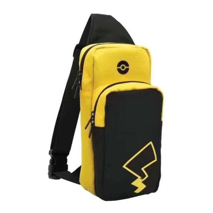 mens-messenger-ns-bag-for-switchlite-case-bag-cover-mario-straddle-bag-pikachu-pokeball-bag-ns-multifunctional-storage-bag-portable-travel-crossbody-bag