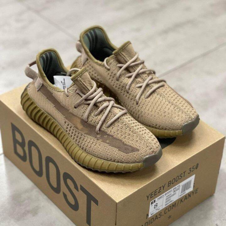 Yeezy Boost 350 V2 Shoes for Men High Quality Running Sneakers Men Shoes Women Shoes Earth Brown