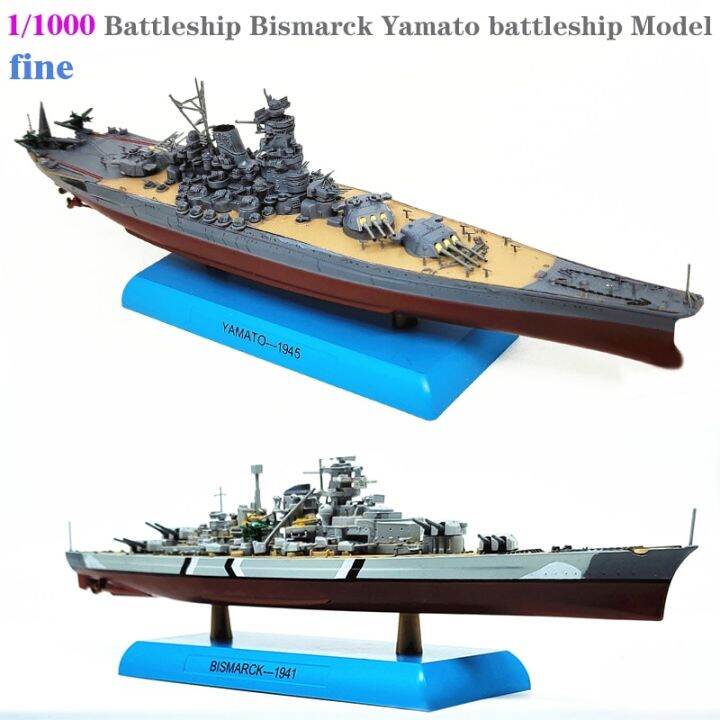 Boutique Turrets Can Rotate 1/1000 World War II Battleship Bismarck ...