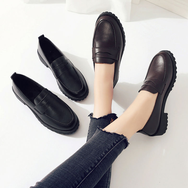formal-shoes-รองเท้าผู้หญิง-รองเท้าคัชชู-รองเท้าหุ้มส้น-แฟชั่นส้นแบน-ส้นเตี้ย-รองเท้าทํางาน