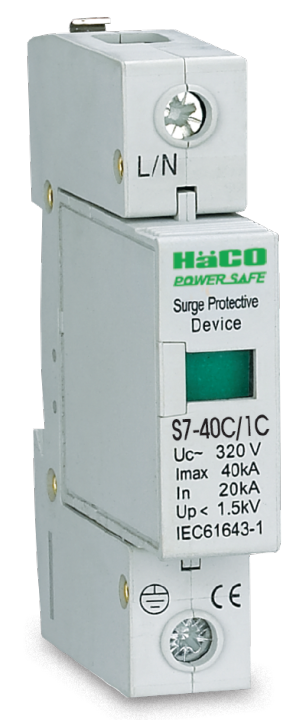 haco-อุปกรณ์-กันไฟกระชาก-ไฟกระชากแรงสูง-รุ่น-s7-40c-1c