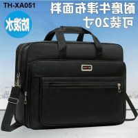 Oxford cloth mens trendy business briefcase Korean style large capacity casual sports shoulder crossbody laptop bag