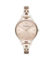 นาฬิกาผู้หญิง Emporio Armani Ladies Gold Blush Bracelet Watch AR11055