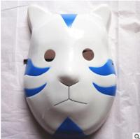 ร้อนอะนิเมะนารูโตะ Anbu นินจาฟ็อกซ์แมวสีแดงสีฟ้าหน้ากากเย็นพรรคเครื่องแต่งกายคอสเพลย์อุปกรณ์เสริม