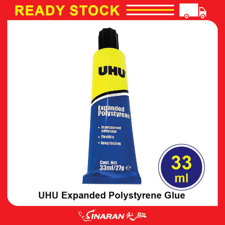 Uhu Expanded Polystyrene Glue 33ml Lazada