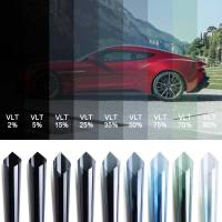 SUNICE Window Tint Nano Ceramic Film Anti-UV Solar Foils Light Blue Home Building Skin Protection 2mil 152cmx100cm Window Sticker and Films