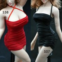 COD IOED95 1/6 Female Sexy Silk Suspender Skirt Dress Fit 12 Phicen TBLeague Figure Body