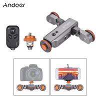 Andoer L4 PRO กล้องมอเตอร์วิดีโอ Dolly With Scale แสดง Electric Track Slider รีโมทคอนโทรลไร้สาย/1800แบตเตอร์ชาร์จใหม่ได้ MAh 3ความเร็วปรับตัวเลื่อนขนาดเล็ก Skater สำหรับกล้องสมาร์ทโฟน