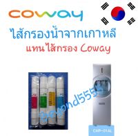 Coway ชุดไส้กรองน้ำ 4 ไส้ ขนาด 14 นิ้ว ใช้แทนไส้กรอง coway รุ่น CHP-01AL(คาลาส)