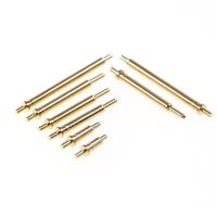 10pcs Spring Loaded Pogo Pin Connector through Holes PCB Height 3 4 5 6 7 8 9 10 11 12 13 14 15 16 18 20.5 mm Flange Single 1A