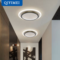 Modern LED Ceiling Lamps For Home Entrance Indoor Lighting Fixtures with crystal lampshade Lights Round Square Luminaria