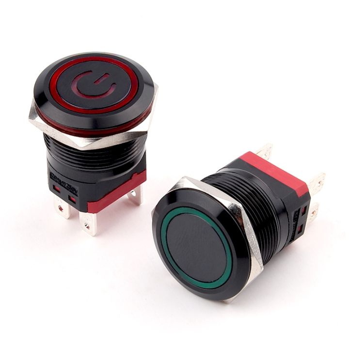 22mm-20a-high-current-oxidized-black-metal-button-switch-reset-self-locking-power-start-waterproof-switch