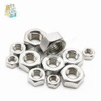 1/50/100 pcs A2 304 สแตนเลส Hex Hexagon Nut สำหรับ M1 M1.2 M1.4 M1.6 M2 M2.5 M3 M4 M5 M6 M8 M10 M12 M16 M20 M24 สกรู Bolt-vn4958570