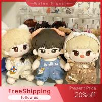 WSTEE NIGOSHI 1 Set/1pc สวมใส่สบายๆ เสื้อผ้าตุ๊กตาผ้า แฟชั่นสำหรับผู้หญิง สไตล์การ์ตูน เสื้อฮู้ดดี้ตุ๊กตา ที่มีคุณภาพสูง เสื้อฮู้ดตุ๊กตา ตุ๊กตาผ้าฝ้าย20ซม./ตุ๊กตา1/12ตัว