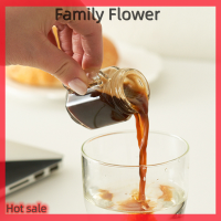 Family Flower Flash Sale มินิเมสันจาร์สำหรับแยมน้ำผึ้งแบบพกพาขวดน้ำนมกาแฟกันรั่วแบบมีฝาปิดที่บ้านบาร์งานปาร์ตี้วอดก้าแก้วช็อต