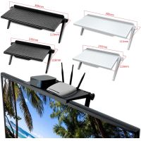 【CC】 TV Rack Organizer Top Storage Shelf Holder Practical Computer Office Multi-functional