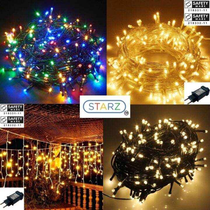 [ STARZ ] 62 Assorted Splash Proof Led Fairy String Lights / Curtain