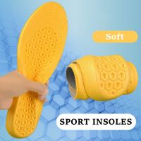 New Sports Insole Shock-Absorbing Soft Breathable Sweat-wicking Deodorant Shoe Inserts Anti-slip Template for Men Women Insoles