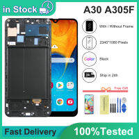 6.4 จอแสดงผลสำหรับเหมาะสำหรับ Samsung Galaxy A30 A305 Ds A305F A305FD A305A จอแสดงผล Touch Screen Digitizer Assembly สำหรับเหมาะสำหรับ Samsung A30 LCD