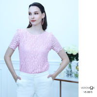 VERONIQA Blouse VE-B815 ลูกไม้แฟนซี แขนสั้น IGPU22-1