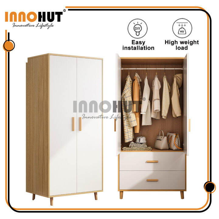 [1PC] Innohut Clothes Wardrobe Storage Large Space Shelf Almari