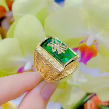 Nhẫn bạc cho nam cao cấp đính đá xanh nước biển mệnh Thủy NNA019