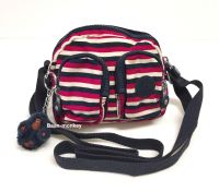 KIPLING SHOP ของแท้ กระเป๋าสะพายขนาดเล็ก Kipling Kalipe Sugar Stripe