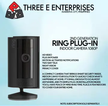 Ring 1080p Indoor Cam (2nd Gen) Security Camera - Black