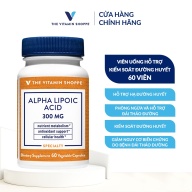 Viên uống hỗ trợ kiểm soát đường huyết THE VITAMIN SHOPPE Alpha Lipoic Acid 300 MG 60 viên thumbnail