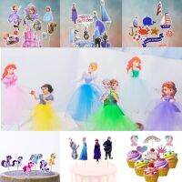 ตกแต่งเค้กวันเกิด ท็อปเปอร์ เจ้าหญิง Unicorn Pony  Frozen Disney พร้อพวันเกิด Happy birthday