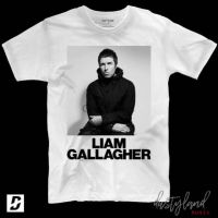 เสื้อยืดลายใบหน้า liam gallagher