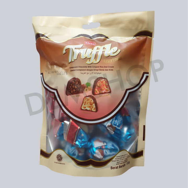 Elvan Truffle Chocolate 150 Gr Assortment Mix Cokelat Coklat Turki Lazada Indonesia 8671