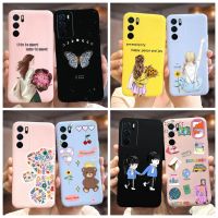 เคส A16s สำหรับ Oppo A16 /Oppo เคสโทรศัพท์ TPU แบบน่มเคสลายการ์ตูนแฟชั่นน่ารักสำหรับ A16 Oppo A16s OppoA16เคสขนาด6.52นิ้ว