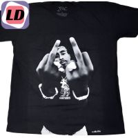 LD  Tshirt  เสื้อยืดถูกๆ เสื้อยืดคอกลม  เสื้อยืด TUPAC SHAKUR (raw vibes) official license 2020 เสื้อยืดผ้าฝ้าย