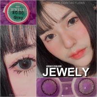 ? มีค่าสายตา ? Wink Jewely Gray Brown สายตาปกติ และ ค่าสายตาสั้น  คอนแทคเลนส์ ตาโต ลายฮิต Tiktok แถมตลับฟรี