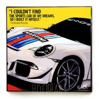 รูปภาพ รถ Martini Porsche #2 Car มาร์ตินี่ ปอร์เช่ รูปภาพ​ติดผนัง pop art พร้อมกรอบและที่แขวน กรอบรูป Supercar รถสปอร์ต แต่งบ้าน ของขวัญ