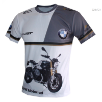 Summer BOSS MOTO BMW 2023 R Nine T Motorad Motorcycle Racing T-shirt fashion versatile t-shirt