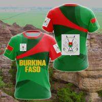 Burkina Faso Flag T-shirts Boys Sportswear Summer Casual Streetwear Mens Fashion O-neck Tees Oversized Short Sleeve Tops