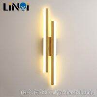 hyfvbujh▽❇❅ Led Wall Lamp Strip Length AC90-260V 220V Bedroom Bedside Indoor Lighting Minimalist Decoration