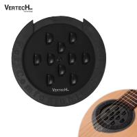 Vertechnk ฝาครอบ Soundhole Gitar SM-10ช่องเสียงบัฟเฟอร์สีดำ Dia.100Mm สำหรับกีตาร์พื้นบ้านอะคูสติก