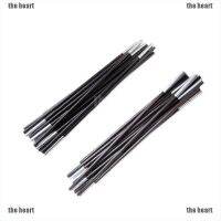 {theheart}NEW Blacks Fiberglass Tent Pole Kit 6 Sections Camping Travel Repair Replacement