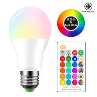 หลอดไฟเปลี่ยนสี!Keso หลอดไฟ led 9W 15W RGBW E27 เปลี่ยนสีได้ 16 สี LED BULB