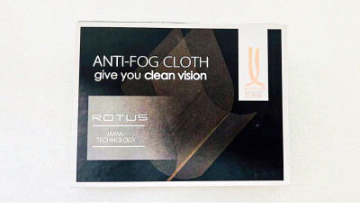 ผ้าเช็ดเลนส์แว่นตากันหมอก(Anti-fog Cloth)🌫