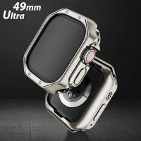 เคส TPU ตัวป้องกันเคสสำหรับ Apple Watch อัลตร้า49มม. 8 7 45 41มม. สำหรับ IWatch Series 6 5 Se 4 3 38 42มม. 40 44มม.