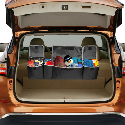 Oxford Car Trunk Organizer Backseat Storage Bag High Capacity Accessories Cloth Multi-use Car Back Seat Organizers Interior